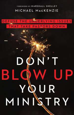 Don`t Blow Up Your Ministry – Defuse the Underlying Issues That Take Pastors Down de Michael Mackenzie