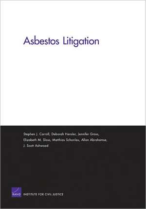 Asbestos Litigation de Stephen Carroll