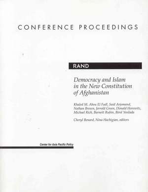 Democracy and Islam in the New Constitution of Afghanistan de Abou