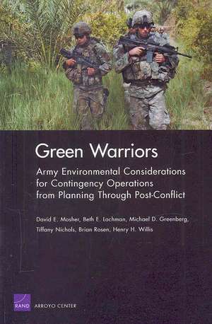 Green Warriors de David E. Mosher