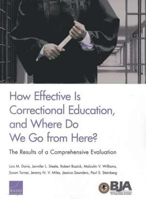 How Effective Is Correctional Education, and Where Do We Go from Here? de Lois M. Davis