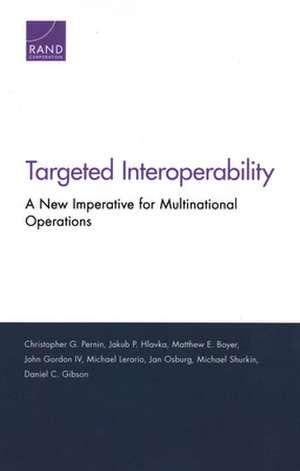 Pernin, C: Targeted Interoperability