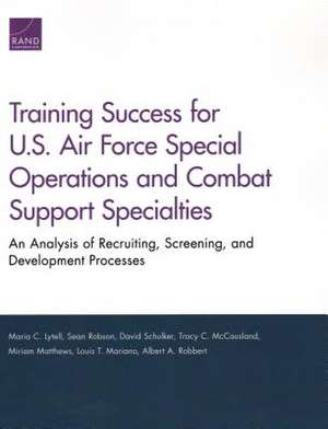 TRAINING SUCCESS FOR US AIR FOPB de Albert A. Robbert