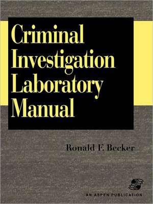 Criminal Investigation de Ronald F. Becker