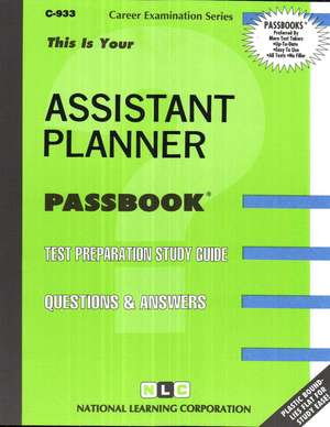 Assistant Planner: Passbooks Study Guide de National Learning Corporation