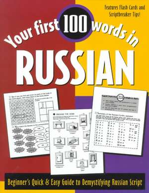 Your First 100 Words in Russian de Wightwick