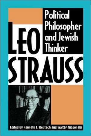 Leo Strauss de Walter Nicgorski