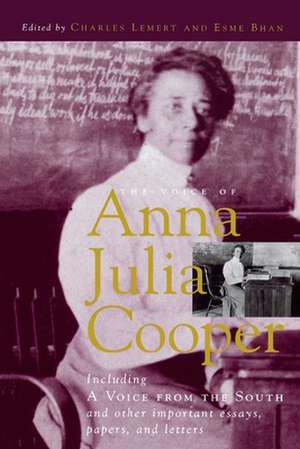 The Voice of Anna Julia Cooper