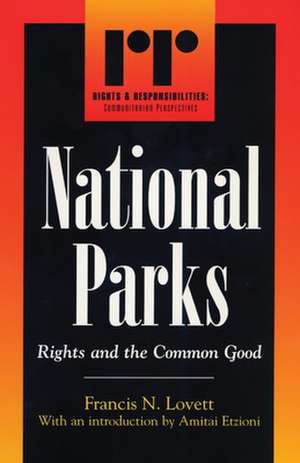 National Parks de Francis N. Lovett