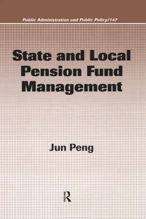 State and Local Pension Fund Management de Jun Peng