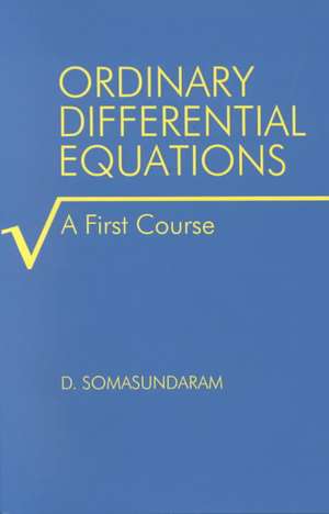 Ordinary Differential Equations de D. Somasundaram