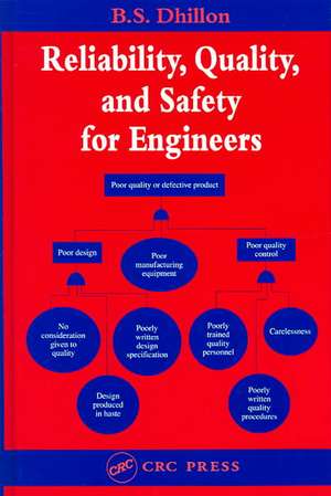 Reliability, Quality, and Safety for Engineers de B. S. Dhillon