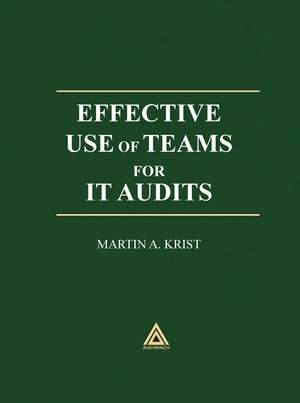 Effective Use of Teams for IT Audits de Martin Krist