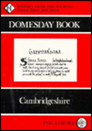 Domesday Book: Cambridgeshire de Morris Ian