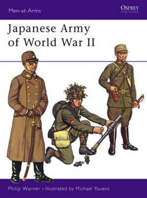 Japanese Army of World War II de Philip Warner