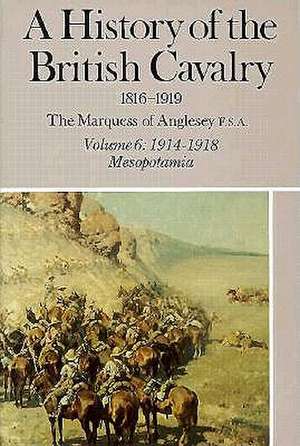 A History of the British Cavalry: 1914-1918, Mesopotamia, Volume VI de Marquess of Anglesey, George Charles Henry Victor Paget