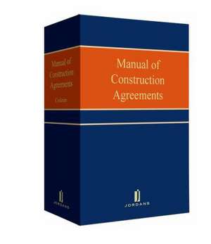 Manual of Construction Agreements