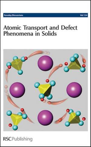 Atomic Transport and Defect Phenomena in Solids de Royal Society of Chemistry