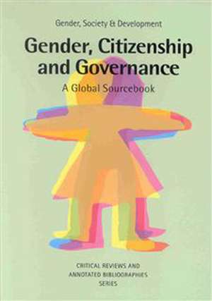 Gender, Citizenship and Governance de Minke Valk