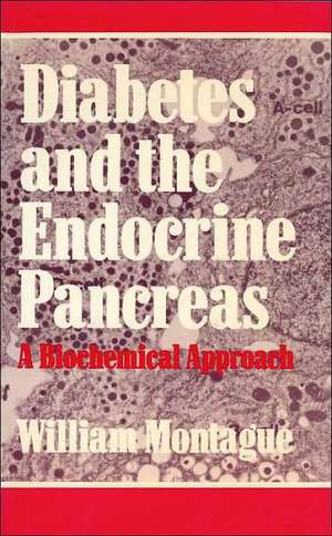 Diabetes and the Endocrine Pancreas: A Biochemical Approach de W. Montague