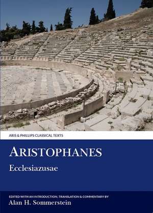 Aristophanes: Ecclesiazusae de Aristophanes Aristophanes