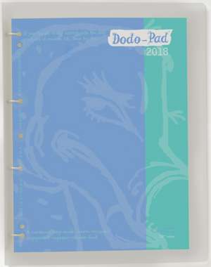 Dodo Pad A4 Diary 2018 c/w 4 Ring Binder - Week to View Cale