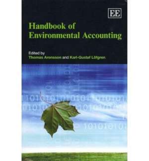 Handbook of Environmental Accounting de Thomas Aronsson