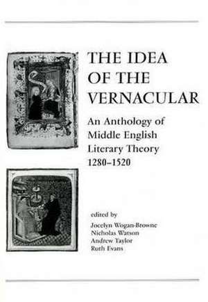 The Idea of the Vernacular