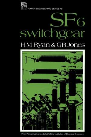 Sf6 Switchgear de H M Ryan