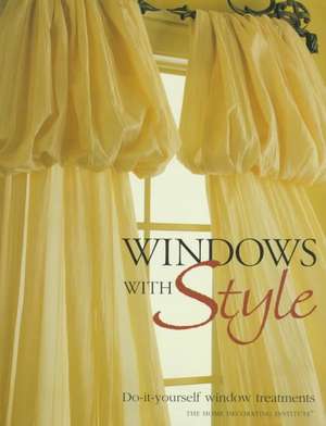 Windows with Style: Do-Ityourself Window Treatments de Creative Publishing International