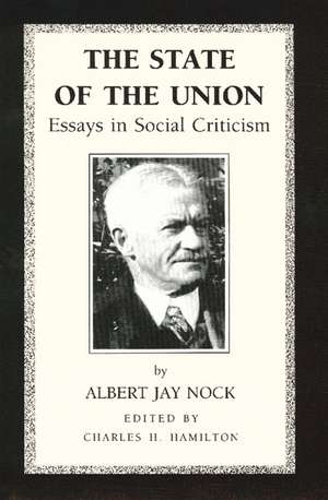 STATE OF THE UNION, THE de Albert Jay Nock