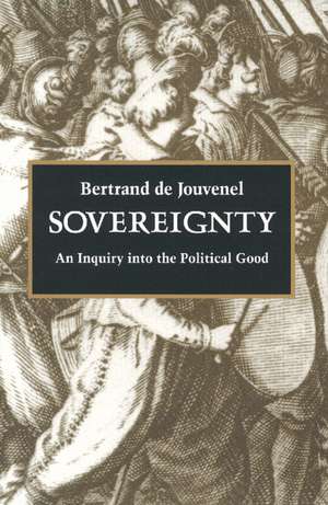 SOVEREIGNTY de Bertrand de Jouvenel