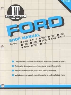 Ford Model 1100–2100 Diesel Tractor Service Repair Manual de Haynes