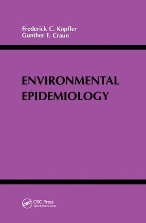 Environmental Epidemiology de Frederick C. Kopfler