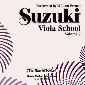 Suzuki Viola School, Vol 7 de William Preucil