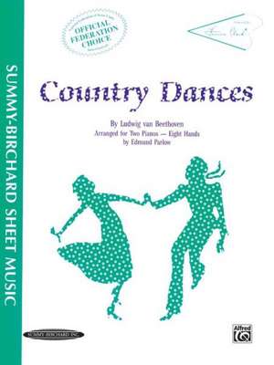 Country Dances: Sheet de Ludwig van Beethoven