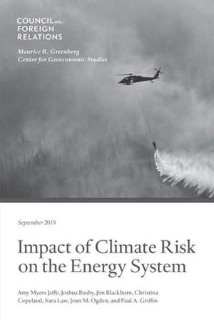 Impact of Climate Risk on the Energy System: Examining the Financial, Security, and Technology Dimensions de Amy Myers Jaffe