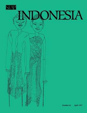 Indonesia Journal – April 1997 de Benedict R. O`g Anderson