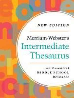 Merriam-Webster's Intermediate Thesaurus de Merriam-Webster