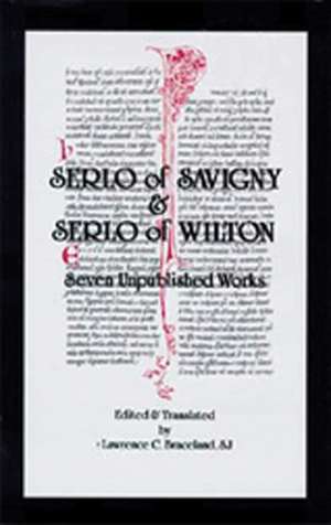 Seven Unpublished Works de Serlo of Savigny