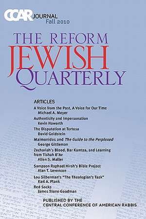 Reform Jewish Quarterly, Fall 2010 de Susan Laemmle