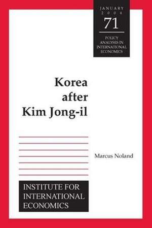 Korea after Kim Jong–Il de Marcus Noland