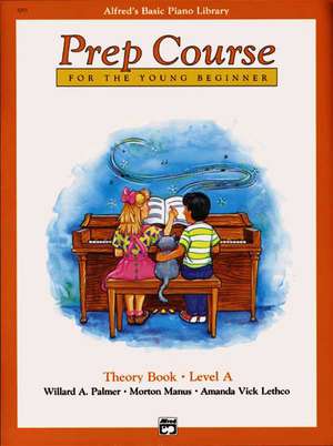 Alfred's Basic Piano Library: Prep Course Theory Book Level A de Willard Palmer