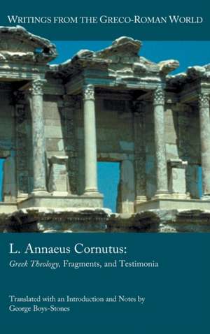 L. Annaeus Cornutus de George Boys-Stones