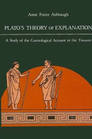 Plato's Theory of Explanation de Anne F Ashbaugh