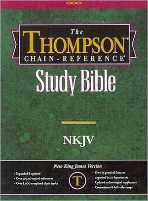 Thompson Chain-Reference Study Bible-NKJV de Frank Charles Thompson