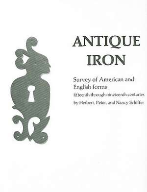 Antique Iron: Fifteenth Through Nineteenth Centuries de Herbert Schiffer