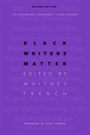 Black Writers Matter de Whitney French