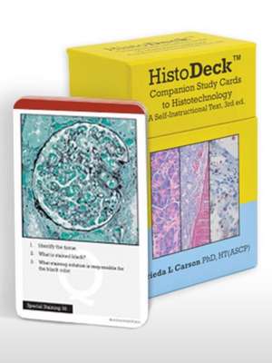 Histodeck: Companion Study Cards to Histotechnology de Ed. Carson, Freida L.