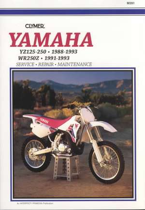 Clymer Yamaha Yz125-250; Wr250z 88-93: Service, Repair, Maintenance de Haynes Manuals N America Inc